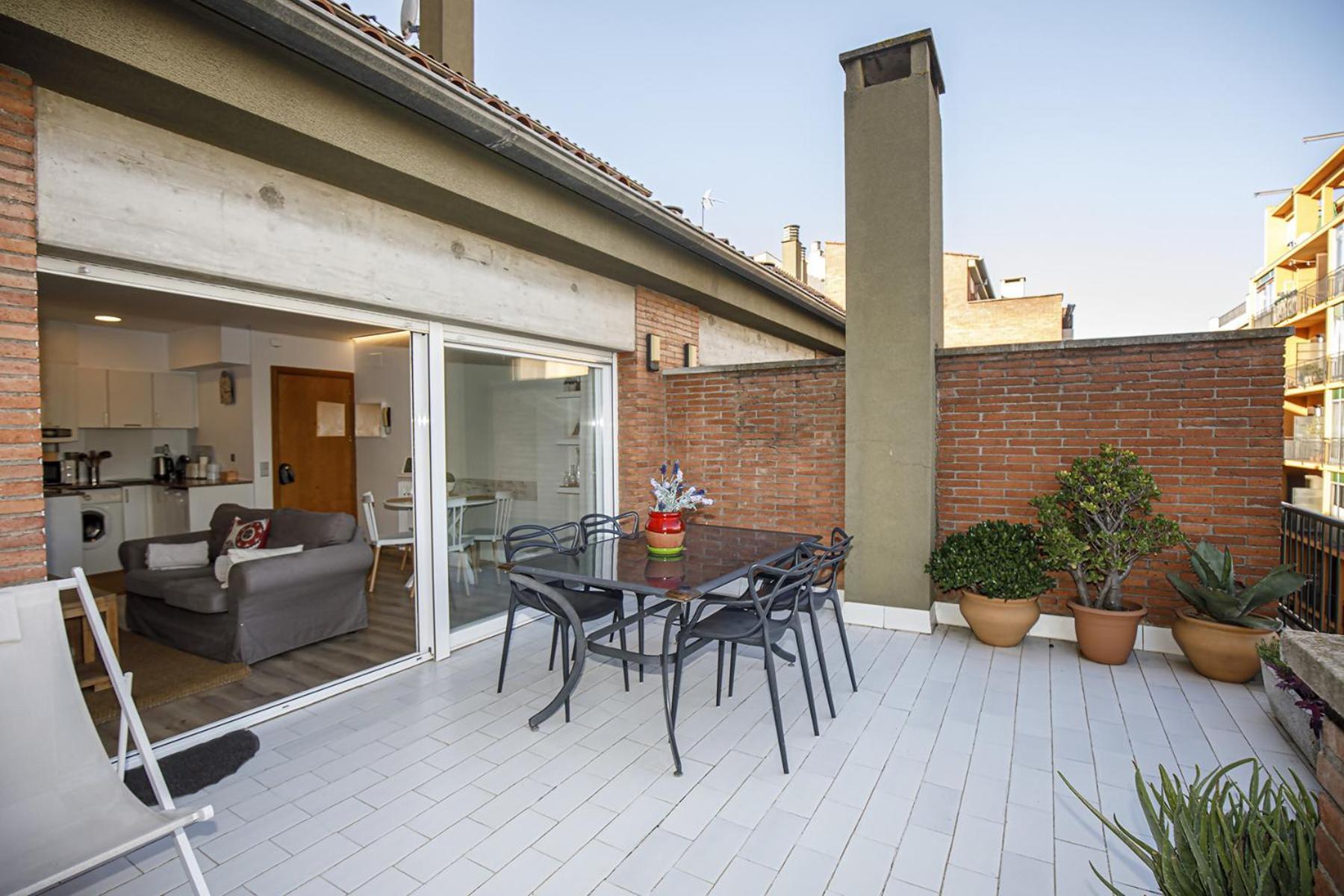 Apartamento con gran terraza Girona Esterno foto