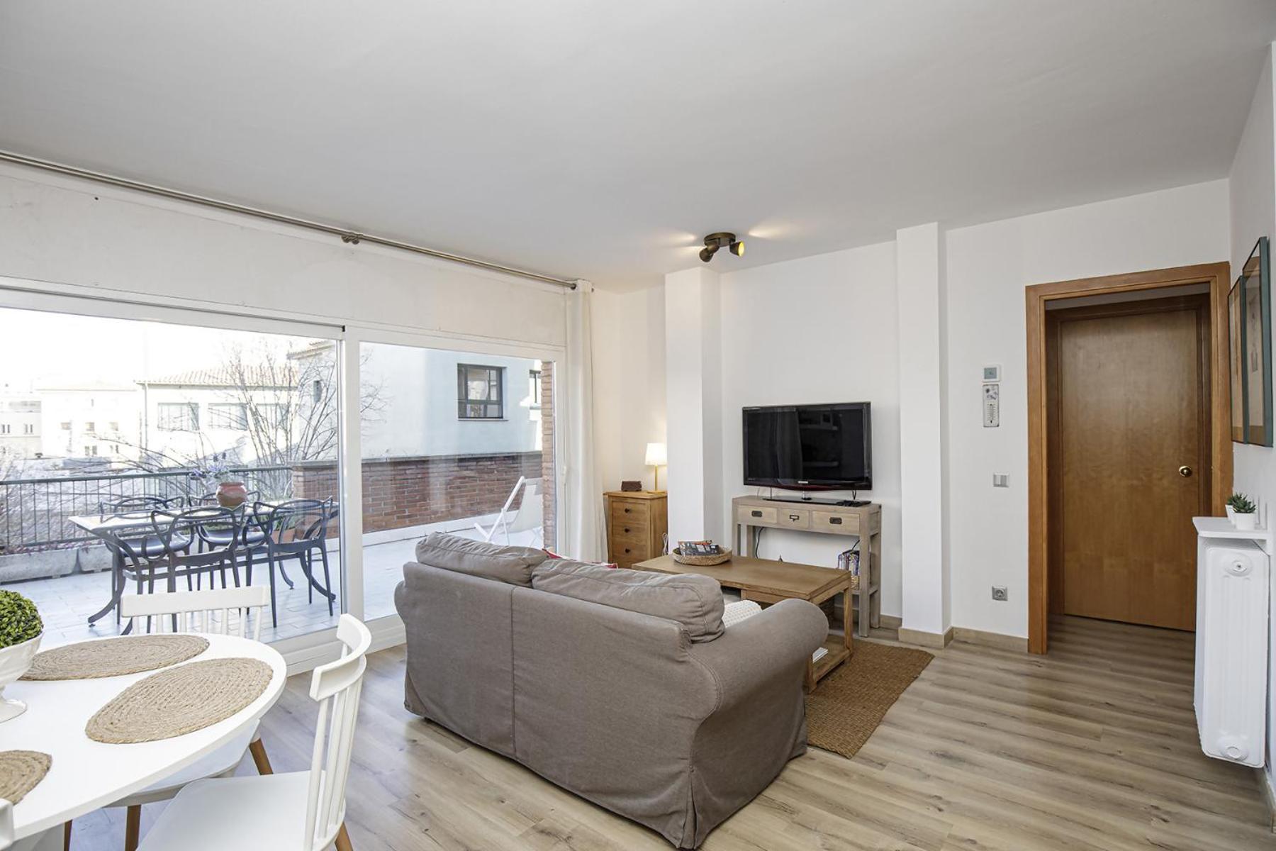 Apartamento con gran terraza Girona Esterno foto