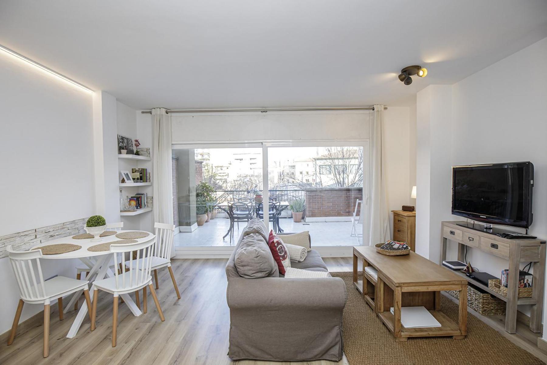 Apartamento con gran terraza Girona Esterno foto